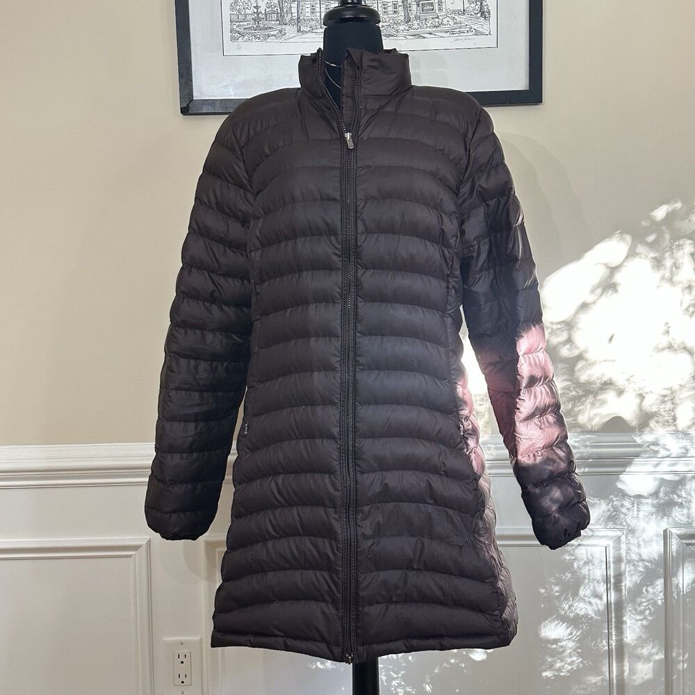 Patagonia Womens Long Parka Goose Down Puffer Bottom Zipper Broken